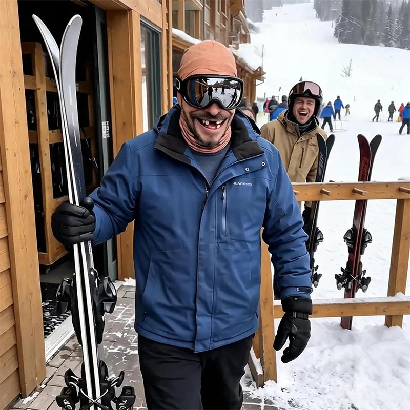 Cagoule visage de papy, vue portée